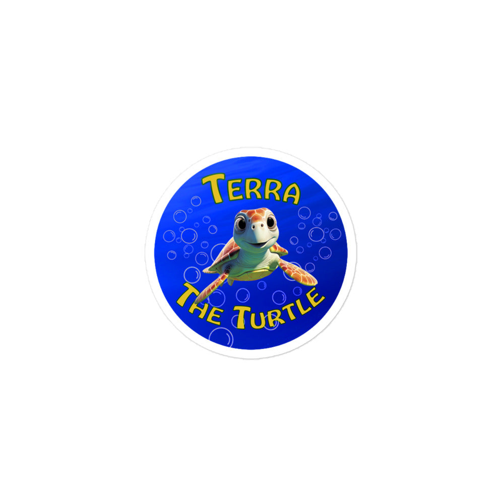 Terra The Turtle Logo Sticker