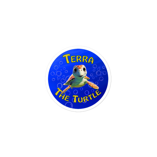 Terra The Turtle Logo Sticker